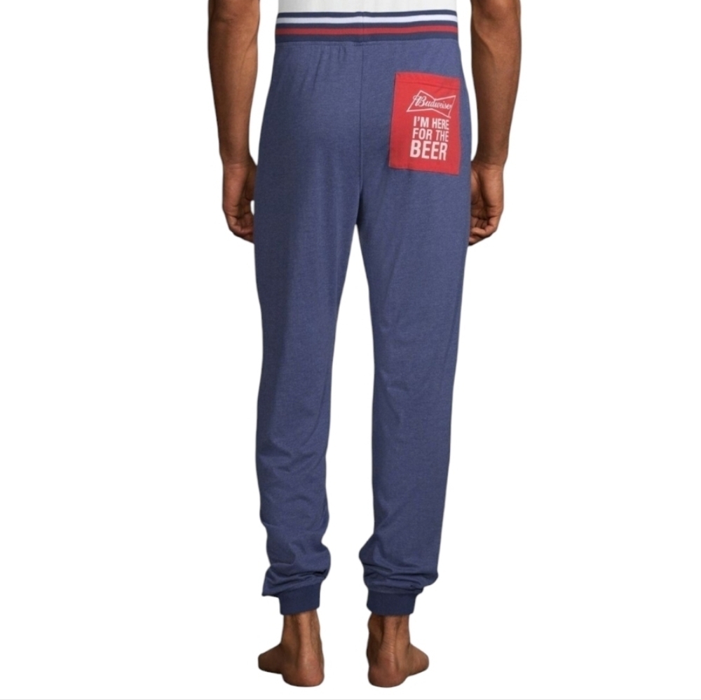 Budweiser Mens Lounge Relaxed Fit‎ Y2K 90s Pants Size 2XL